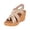 Beige, variant on Cork Footbed Platform Wedge Sandals for Women Vintage Trendy Casual Cross-Band Adjustable Back Strap Chunky Heels Dressy Summer Shoes Beach Vacation Coffee Size 7