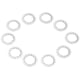 thumbnail image 2 of Arandelas de seguridad, 30 piezas de acero inoxidable dentado Arandela de seguridad dentada Arandela de seguridad dentada diseñada para precisión, 2 of 8