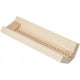 thumbnail image 1 of Base perforadora de madera blanca para encuadernación con guía de perforación, 24,4 x 6,6 x 6,4 cm (9,6 x 2,6 x 2,5 pulgadas), herramienta para encuadernar y crear kits de muestra, orificio de 3,5 mm., 1 of 6