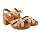 thumbnail image 2 of Zapatilla Mujer Nomadas Tacones Calor Altas beige 24, 2 of 5