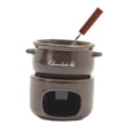 thumbnail image 4 of Taza para fondue de chocolate, taza para derretir chocolate, accesorios versátiles de cerámica para bodas Café, 4 of 9