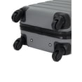 Wrangler 20” CarryOn Rolling Hard side Spinner Luggage Grey