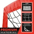 thumbnail image 4 of RUNBOW 6x4 ft Portable Kids Soccer Goal for Backyard Practice Soccer Net with Carry Bag, 4 of 7