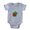 Heather Grey, variant on CafePress - Strawberry Friends - Cute Infant Baby Football Bodysuit