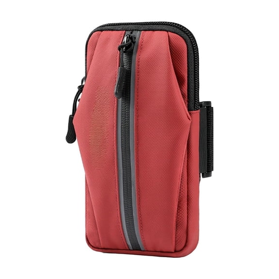 Qholemyo 6.7 Inch Gym Bag Arm Band Pouch Bags Waterproof Phone Bag With Fluorescent Strip