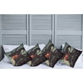 thumbnail image 2 of Ambesonne Fantasy Throw Pillow Cover 4 Pack, Romotic Demon Computer, 20", Black Red, 2 of 5