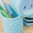 thumbnail image 7 of Dengjunhu Table Clock Bee Shape Pen Holder Design Plastic Digital Desk Alarm Clock for Home, 7 of 7