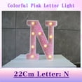 thumbnail image 4 of Clearance! PALIFEUR Pink LED Marquee Letters Light, Light Up Letters Sign for Party, Family Gatherings, Confessions & Proposal Scenes, Weddings, Led Letter Lights Decor, 4 of 4