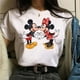 thumbnail image 1 of KISS Mickey and Minnie Cute Women's Top O-Neck Summer Women's T-Shirt Kawaii Mickey Mouse Casual TopS Gao Jinjia LED, 1 of 2
