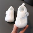 Caihaooo Baby Hard Bottom Walking Shoes Baby Mesh Slip On Shoes For