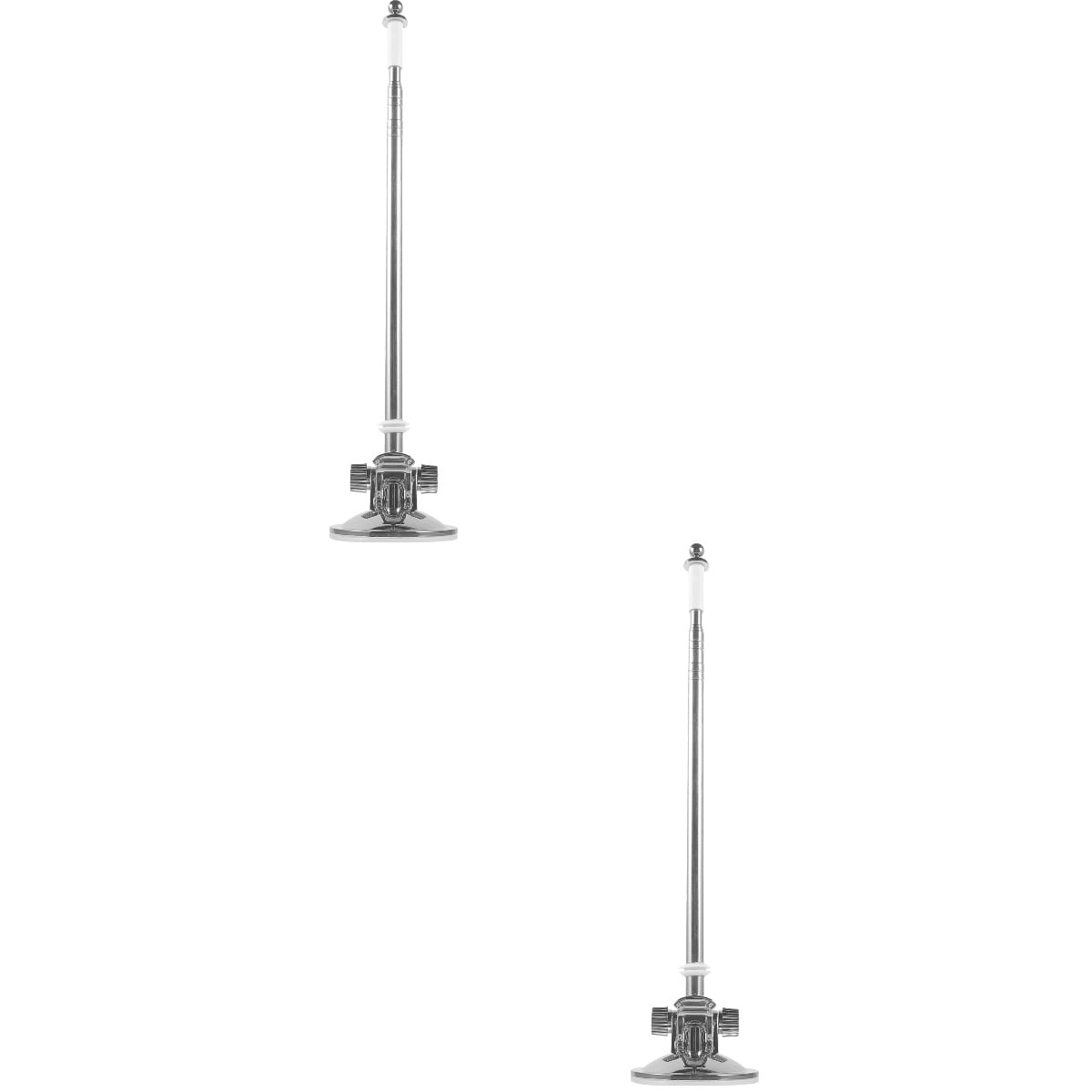 FRCOLOR 2pcs Outdoor Flag Pole Stand Durable Suction Cup Flagpole Stand Display Car Flag Mount Tool