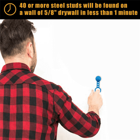 4X Stud Finder Wall Scanner,27 Pounds Pull Magnetic Power, Wall Stud Finder for Drywall A