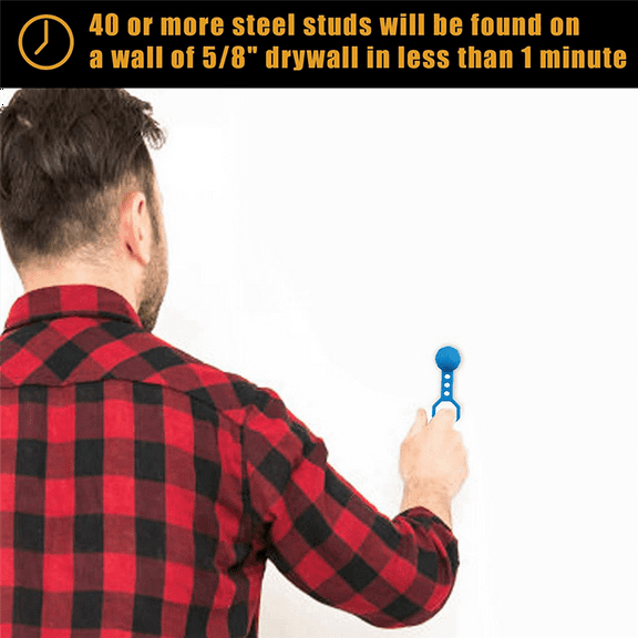 4X Stud Finder Wall Scanner,27 Pounds Pull Magnetic Power, Wall Stud Finder for Drywall A