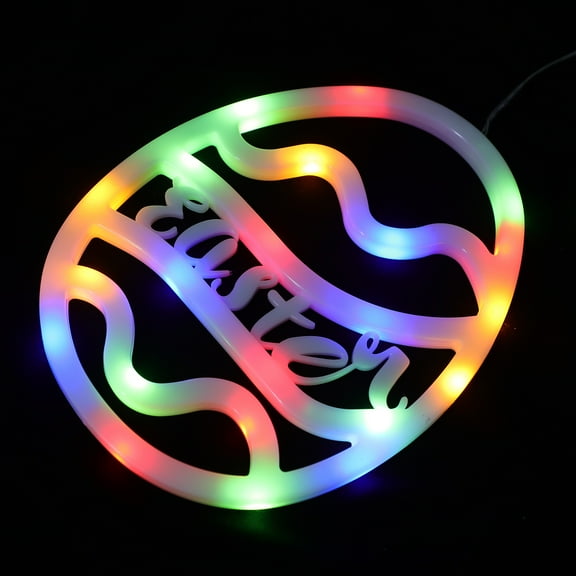 Easter Egg Neon Signs Easter Decorations Light up LED Neon Sign Light Wall Bar Living Room Decor for Spring Party Home Bedroom Table