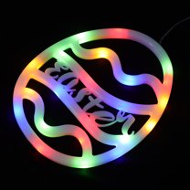 Easter Egg Neon Signs Easter Decorations Light up LED Neon Sign Light Wall Bar Living Room Decor for Spring Party Home Bedroom Table