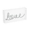 thumbnail image 7 of Love 11.88" X 5.88" Contemporary Glam Acrylic Box USB Operated LED Neon Light, Red, 7 of 7