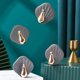 thumbnail image 2 of Gancho de pared decorativo - Acero inoxidable/adhesivo, 4 piezas, para cocina/baño, resistente/impermeable, 2 of 7