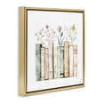 thumbnail image 2 of Stupell Industries Farmhouse Floral Stories Library Gold Floating Frame Canvas Art, 18 x 18, by Svetlana Aleynikova, 2 of 8