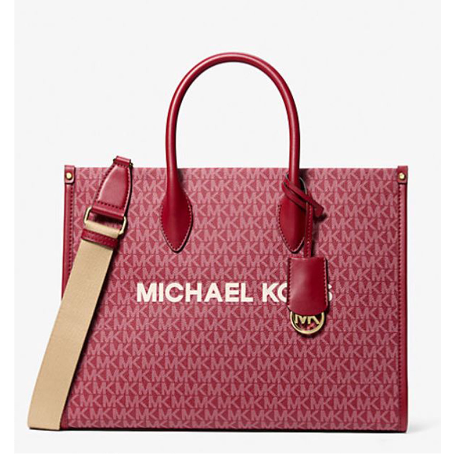 Michael Kors Women's Mirella Small Ombré Signature Logo Crossbody