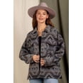 thumbnail image 2 of Vintage Inspired Shirt Jacket Coat (M, MultiGreen), 2 of 11