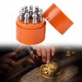 thumbnail image 5 of Juego de Punzones de Doming Block, Punzones de Dapping para Procesamiento, , Herramientas de Conformado Metal, Herramientas Estampado para Dar Forma A Cuentas, 15 Piezas, 5 of 5