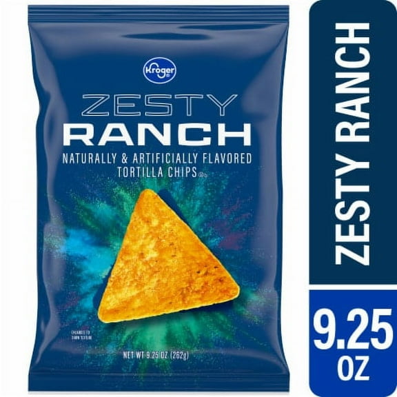Pack of 2 - KR Zesty Ranch Tortilla Chips 9.25 oz