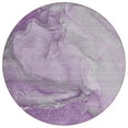 thumbnail image 2 of Addison Rugs Chantille Indoor/Outdoor Transitional Watercolors Lilac Washable Round Rug, 8' x 8', 2 of 6
