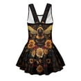 thumbnail image 5 of Uourmeti Vintage Bee & Floral Print Girls One Piece Skirted Swimsuit - Soft Stretchy Quick Dry Swim Dress for Beach Pool & Vacation, 5 of 8