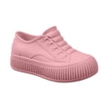 thumbnail image 2 of Women's Hidden Wedge Slip On Short Rain Boots Fully Waterproof Matte Surface Fresh Color Shades for Rainy City Commutes Street Fashion Matching Pink a 36, 2 of 8