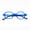 Blue, variant on Agstum One Square One Round Irregular Reading Glasses Retro Readers with Spring Hinge
