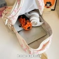 thumbnail image 4 of 3pcs Set Bow Backpack for Woman - Back to School Season Essential, Large Capacity Waterproof Nylon + 10 Pockets, with Free Mini Purse for Teens & College, 4 of 8