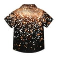 thumbnail image 7 of AUNVITO Kids Stylish Cute Casual Short Sleeve School Uniform Shirt with Star Sequins Pocket Glitter Comfy Sparkling Design, 7 of 7