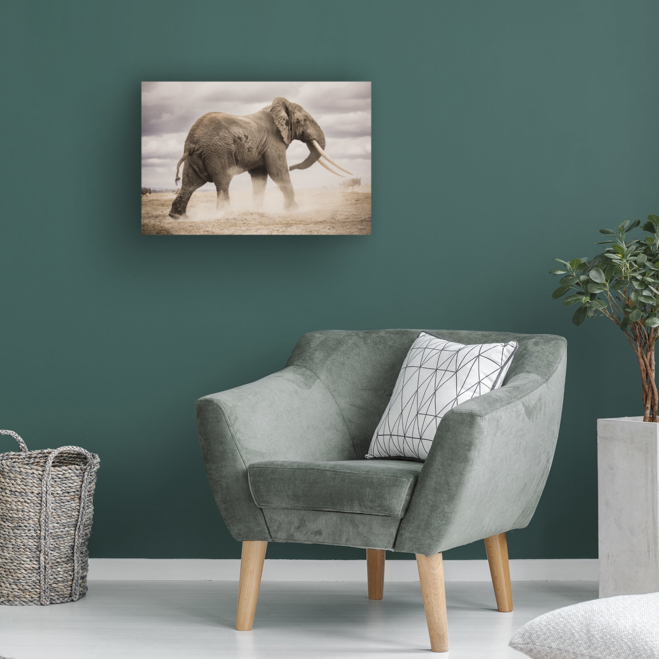 Trademark Fine Art Ali Khataw Dust Canvas Wall Art