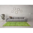 thumbnail image 3 of Ahgly Company Indoor Square Abstract Turquoise Blue Modern Area Rugs, 4' Square, 3 of 4