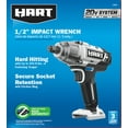 thumbnail image 3 of HART 20-Volt 1/2-inch Battery-Powered Impact Wrench (Battery Not Included), 3 of 17