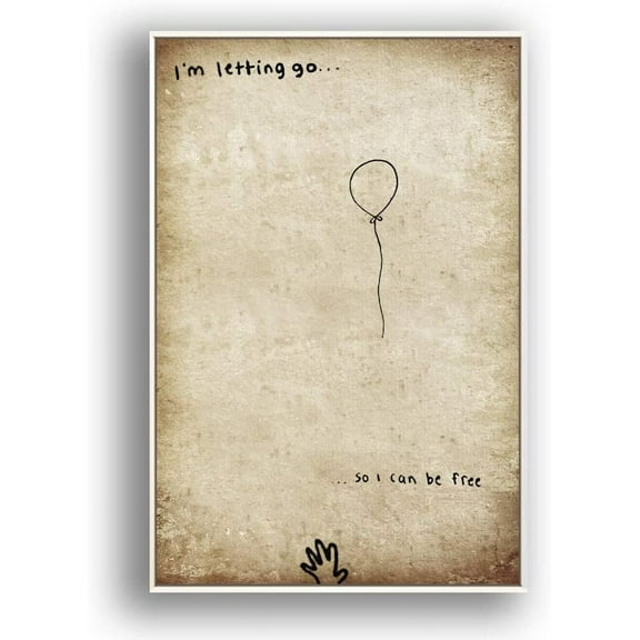 IDEA4WALL Framed Canvas Wall Art for Living Room, Bedroom Beautiful Quotes Canvas Prints for Modern Home Decoration Ready to Hang