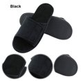 thumbnail image 1 of Silenciosas Franela para Hombre Primavera Y Verano Punta Abierta Piso Transpirable Suela Suave Parte Inferior Tela Prensada TPR Silenciosa Lavable A Máquina (Negro L), 1 of 8