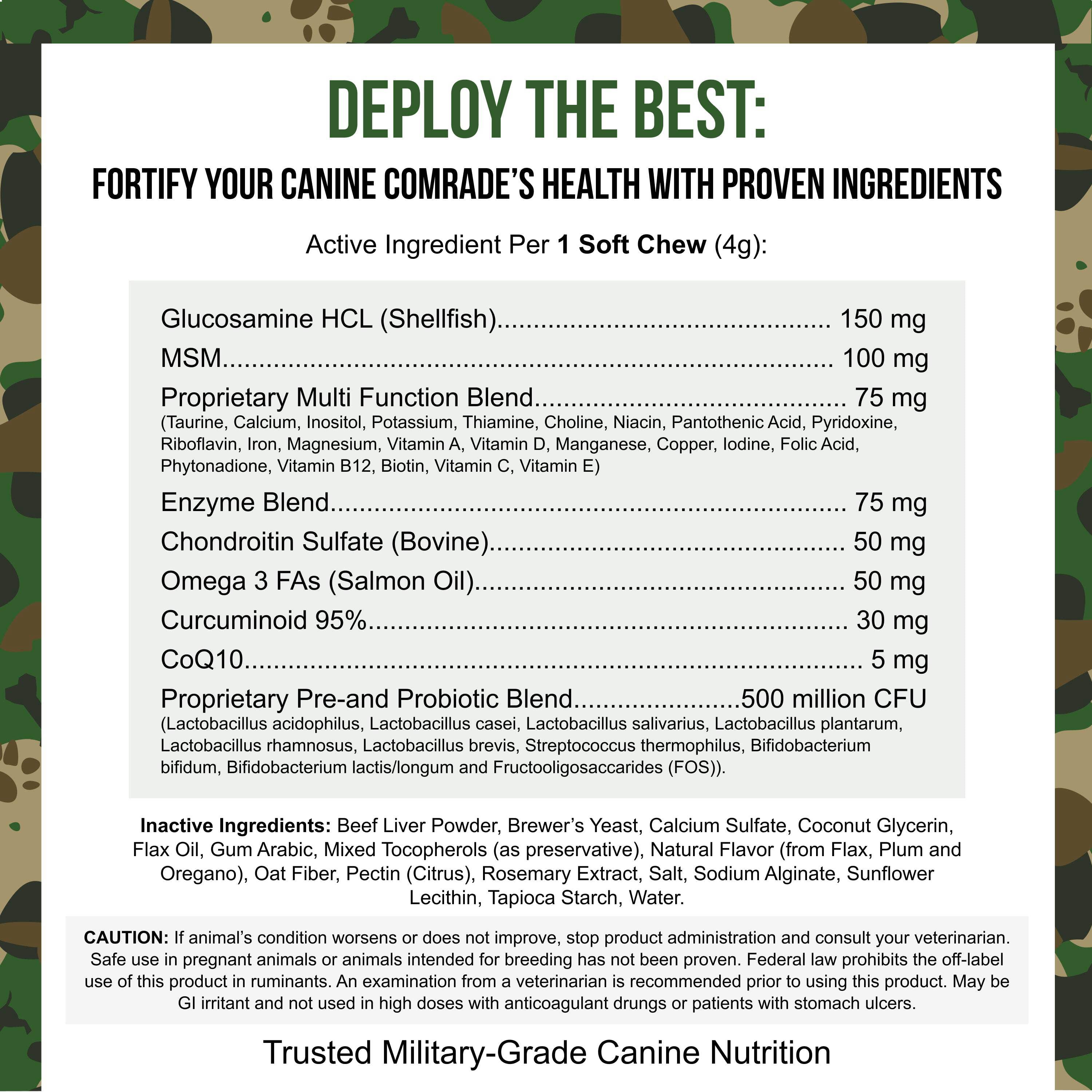 Operation Good Boy SRE: Multi-Function Support Supplement for Dogs, Beef Liver Flavor, Ready to Eat, 90 Soft Chews