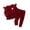 a23-Wine, variant on yboeqw Toddler Baby Girl Clothes 2 Piece Long Sleeve Ribbed Sweatshirt Top and Legging Pants Fall Winter Outfits Set,Size 12-18 Months