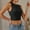 Black, variant on SHITINN Women's Casual Sleeveless Crewneck Ribbed Knit Tie Back Crop Tank Top Baggy Womens Tops 2x Tops for Women plus Size Crop Top Set Long Sleeves Top Women Baseball for Women Fitness Top