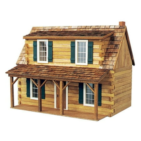 Real Good Toys Adirondack Cabin Dollhouse Kit 1 Inch Scale