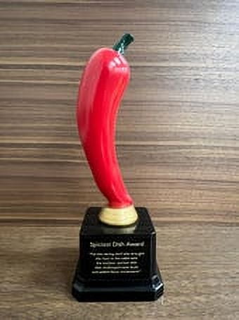 Spiciest Iftar Dish Trophy – Custom Engraved Ramadan Award, Personalized Cooking Prize Gift