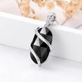 thumbnail image 5 of JKR Black Onyx Necklace for Women 925 Sterling Silver Dainty Gemstone Pendant Fine Jewelry Mothers Day Birthday Gifts for Mom Her, 5 of 7