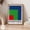 Rolled Canvas, variant on Ellsworth Kelly Blue Green Red Poster, Walker Art Center Minimalist Exhibition Print