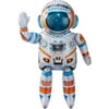 53 inch Standing Inflatable Astronaut Spaceman Mylar Foil Balloons For Outer Space Galaxy Planet Theme Birthday Party Decorations丨Baby Shower Kid Party Supplies