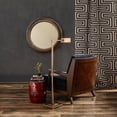 thumbnail image 2 of Polished Antique Brass Ruxley Brass Floor Lamp, 2 of 7