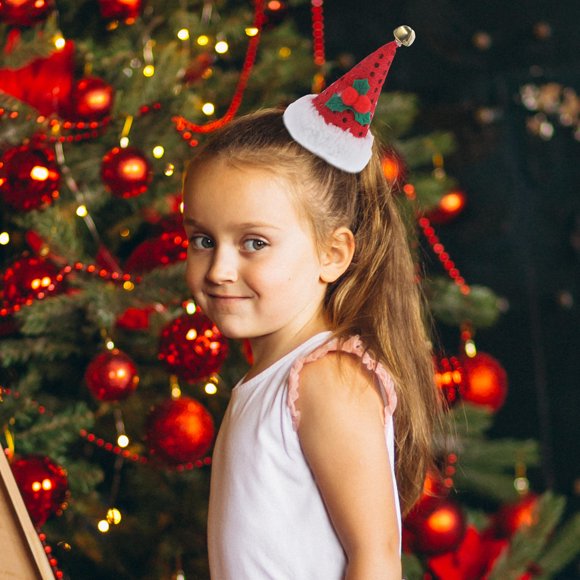 IDEANATEGRATE 5Ud Accesorios Para Sombrero Con Lentejuelas En Rojo Y Plata