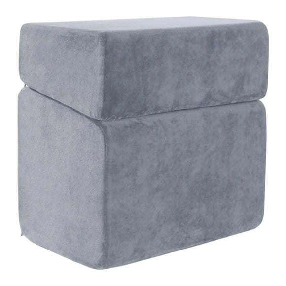 Reposapiés bajo escritorio, funda extraíble y lavable, reposapiernas ajustable en 3 alturas, almohada tipo taburete para escritorios de ordenador.