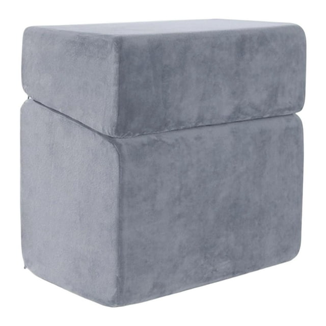 Reposapiés bajo escritorio, funda extraíble y lavable, reposapiernas ajustable en 3 alturas, almohada tipo taburete para escritorios de ordenador.