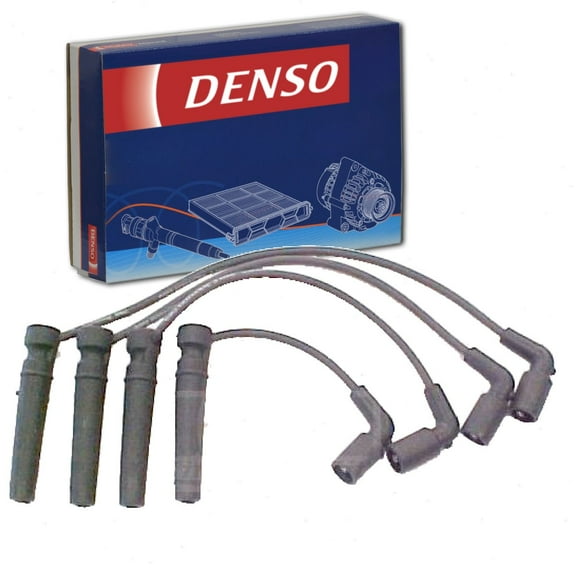 DENSO Spark Plug Wire Set compatible with Chevrolet Aveo 1.6L L4 2004-2008